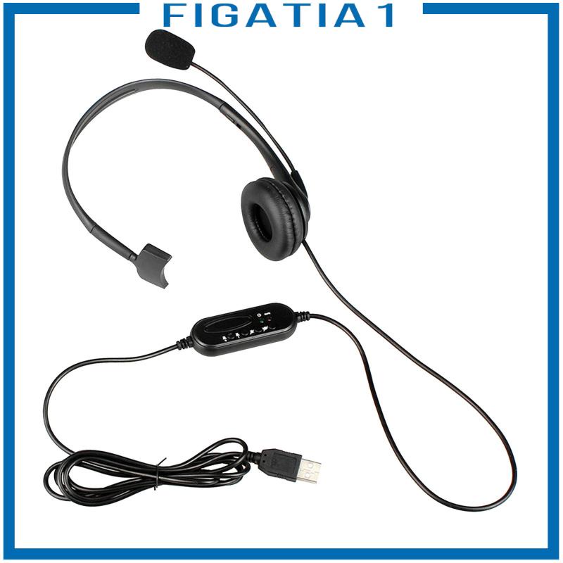 Tai Nghe Chụp Tai figatia1 Có Dây USB Tiện Dụng Cho Máy Tính / Laptop