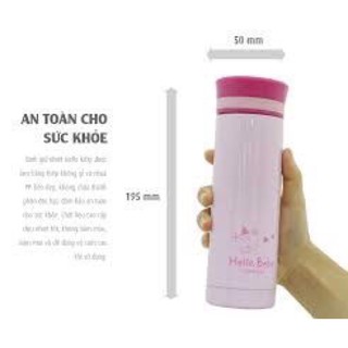 [LOCK&LOCK]BÌNH GIỮ NHIỆT HELLO BEBE - HBB314 (PINK)/ HBB313 (YELLOW )