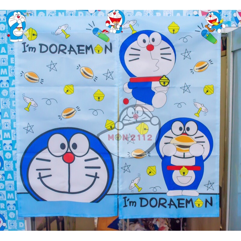 TẤM VẢI MÀN TRANG TRÍ  SIZE 79x79CM DORAEMON DOREMON