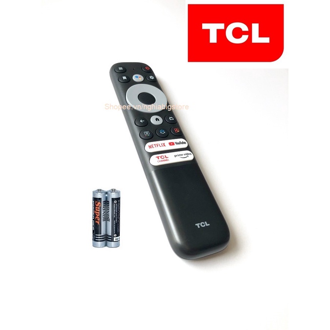 Remote Điều Khiển Tivi TCL Nhận Giọng Nói, Smart TV Netflix Youtube