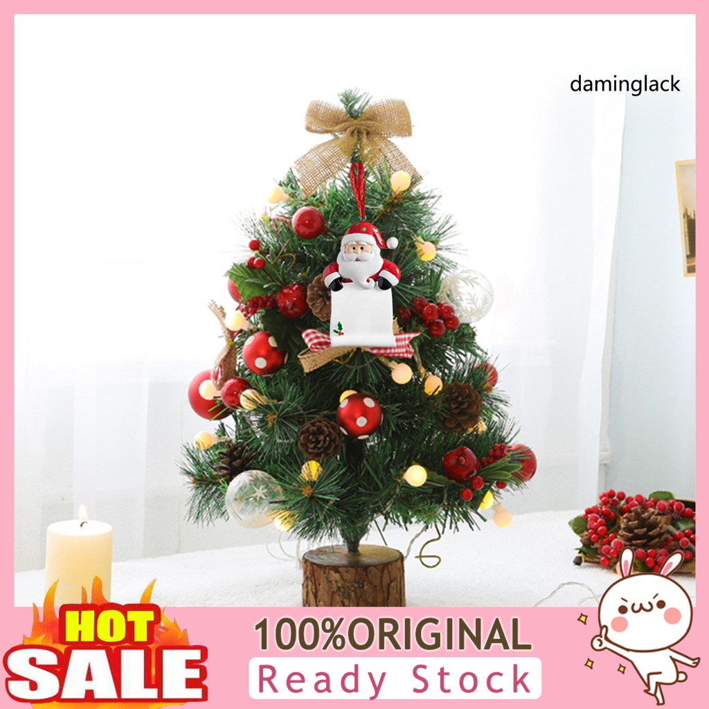 Phụ kiện hình ông già noel bằng nhựa resin để treo trang trí giáng sinh