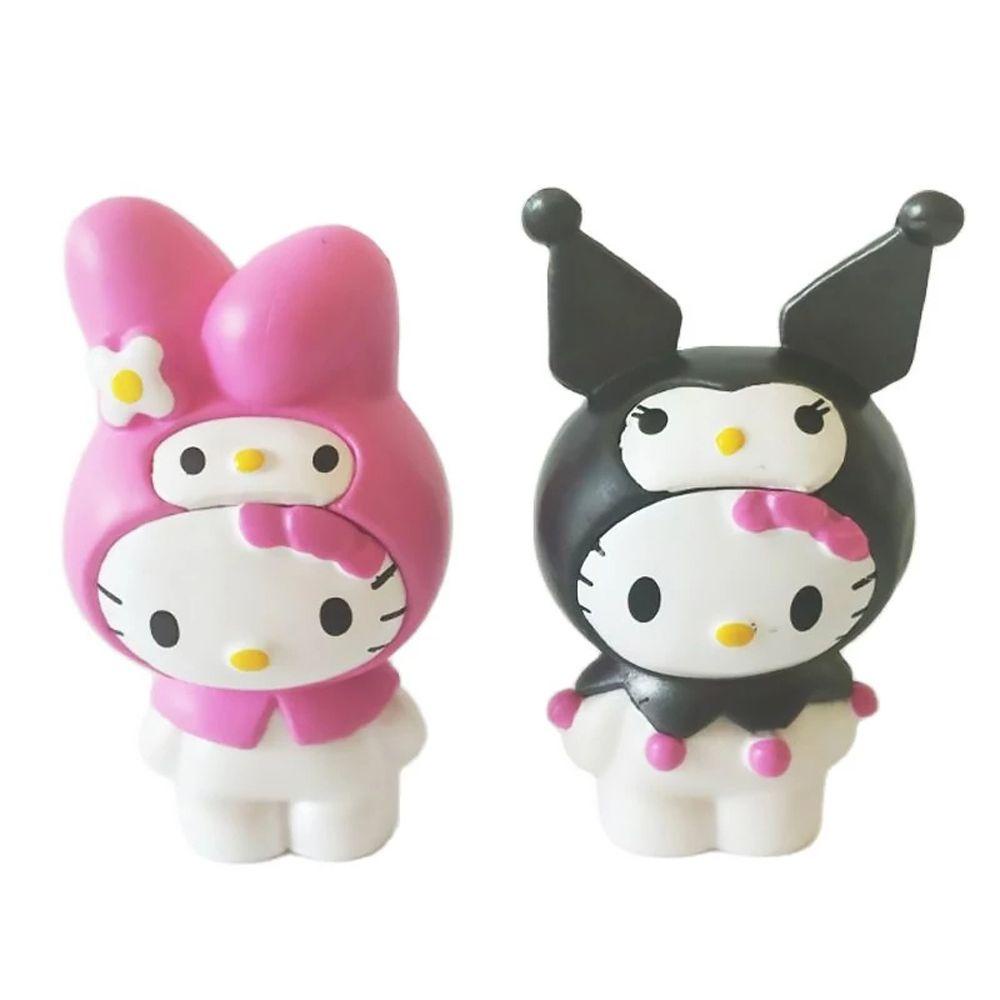 Mô Hình Nhân Vật QUINTON Hello Kitty 5cm Dùng Để Trang Trí Bánh Kem