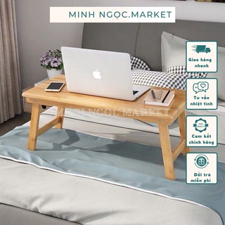 Bàn học, bàn trà chữ nhật 40x60cm ngồi bệt gấp gọn gỗ tự nhiên đa năng