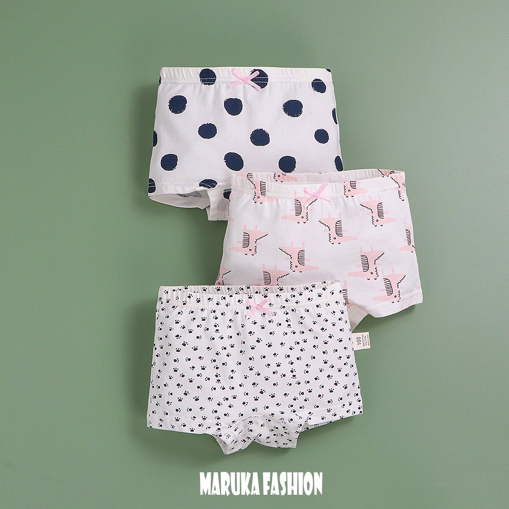 [CC03 Hot hot trend] Quần chíp đùi bé gái cao cấp chất liệu cotton kháng khuẩn siêu an toàn~MarukaFashion đồ lót cho bé