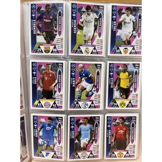 Thẻ Match Attax Champion League 18/19 Full set trong Mega Tin ( k bán lẻ )