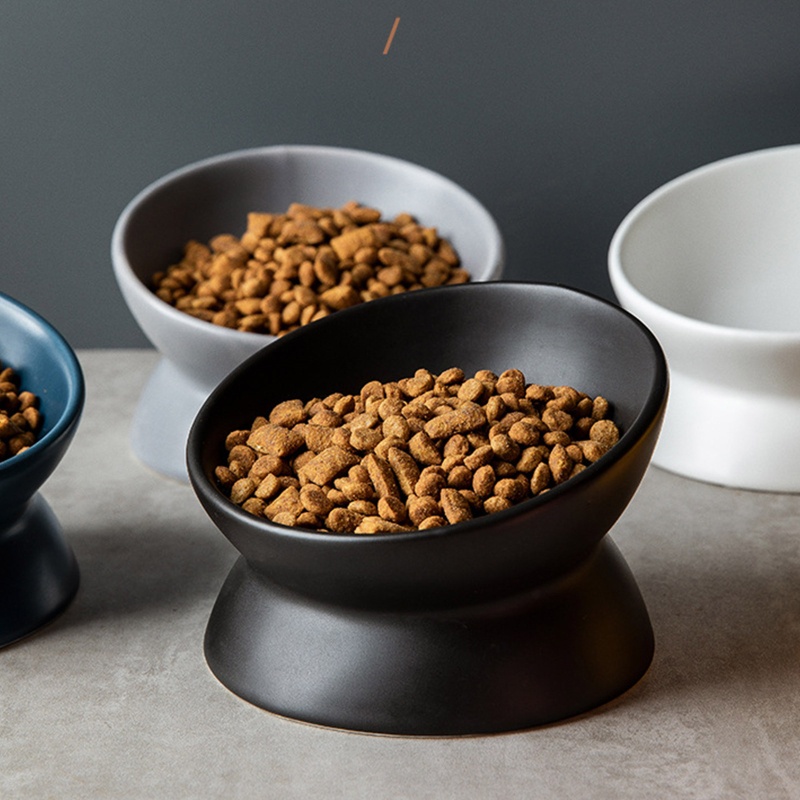 Tô Đựng Thức Ăn Nước Uống Có Giá Đỡ Dành Cho Mèo Cưng