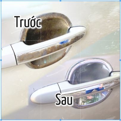 Siêu Sạch Siêu Sáng Bóng Các Vết Ố Vàng Trên Lớp Mạ Crom Inox Ô Tô Hết - CROM CLEAN Đồ Chơi Phụ Kiện Cho Ô Tô Của Bạn