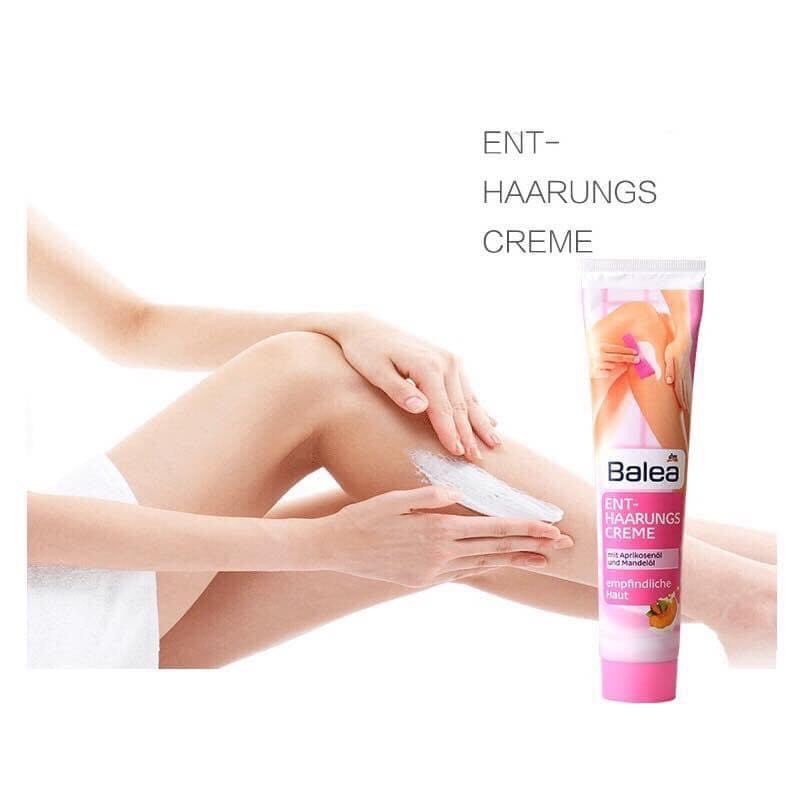 Kem tẩy lông Balea cho body, tay chân, nách, vùng bikini an toàn dịu nhẹ hàng Nội địa Đức 125ml