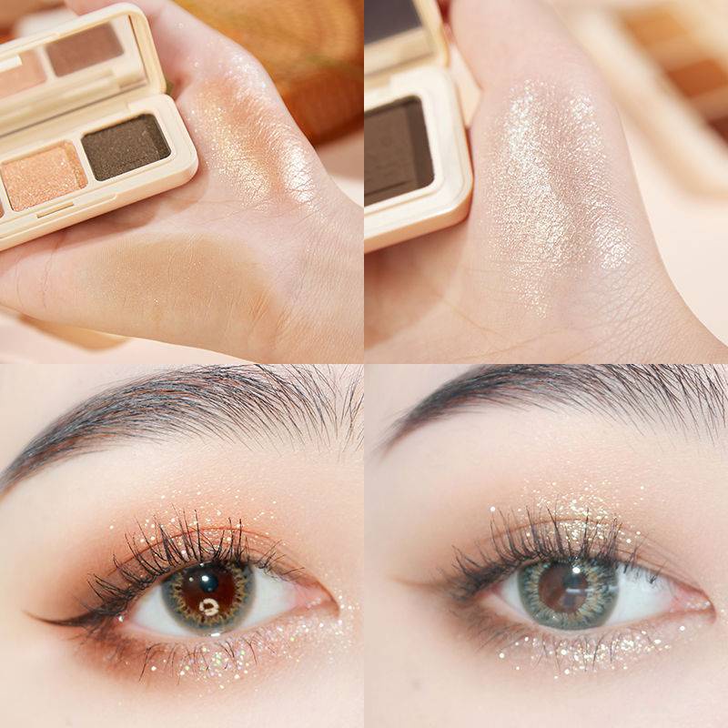 [Hàng mới về] Bảng phấn kẻ mày 3 màu ba chiều mềm mịn kháng nước chống mồ hôi