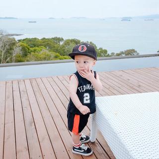 Bộ ba lỗ thể thao cho bé trai