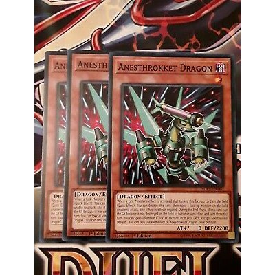 Thẻ bài YUGIOH - Anesthrokket Dragon - SDRR-EN007 - Common 1st Edition