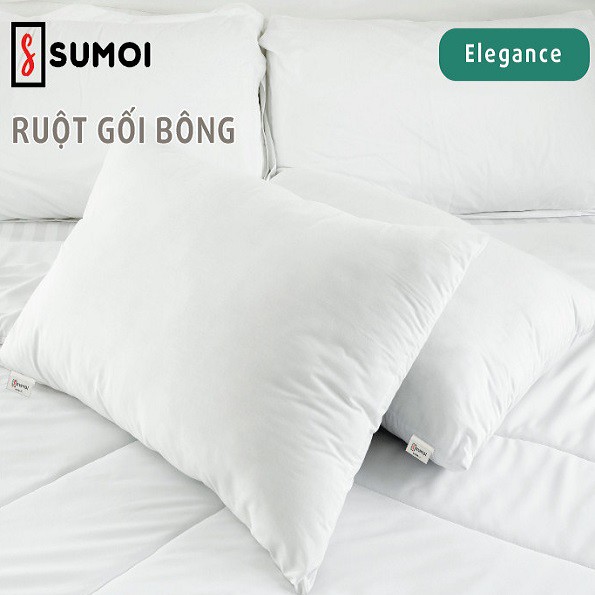 Ruột gối bông SUMOI Elegance kích thước 45x65 cm màu trắng