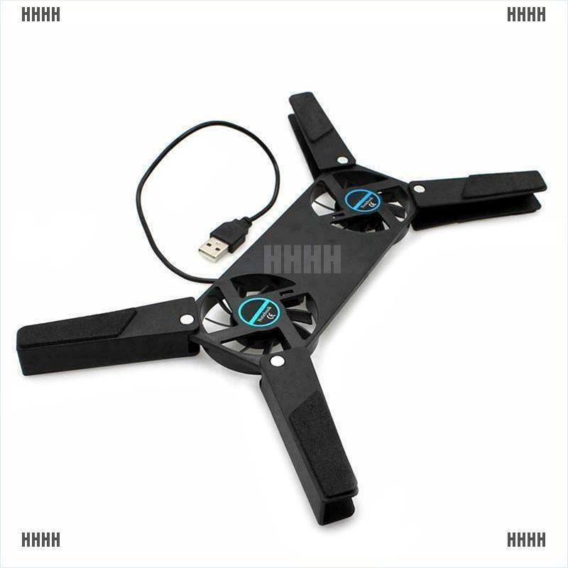 Đế Tản Nhiệt Có Quạt Làm Mát Có Thể Gập Lại Được Cổng Cắm USB Cho Laptop 7 "- 15"