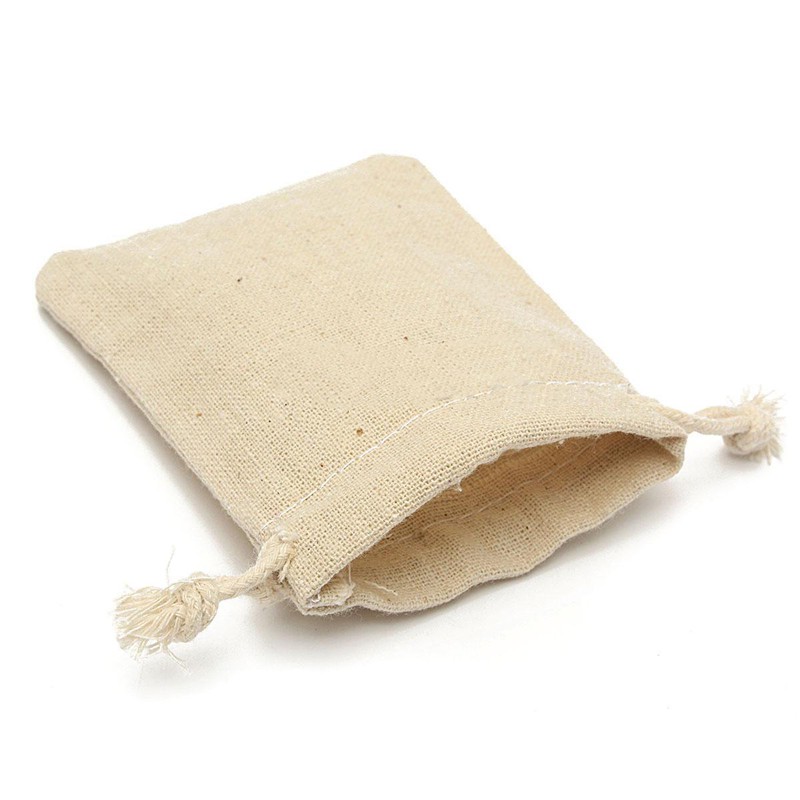 Bộ 30 túi rút vải vanh 10*8cm đựng trang sức đa năng