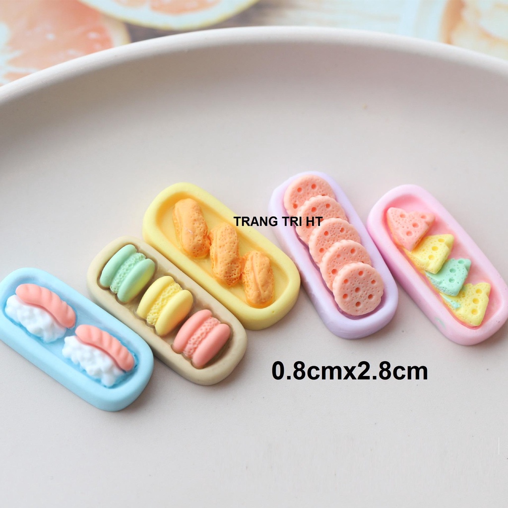 Mô hình khay Sashimi phụ kiện trang trí nhà búp bê [1 cái]