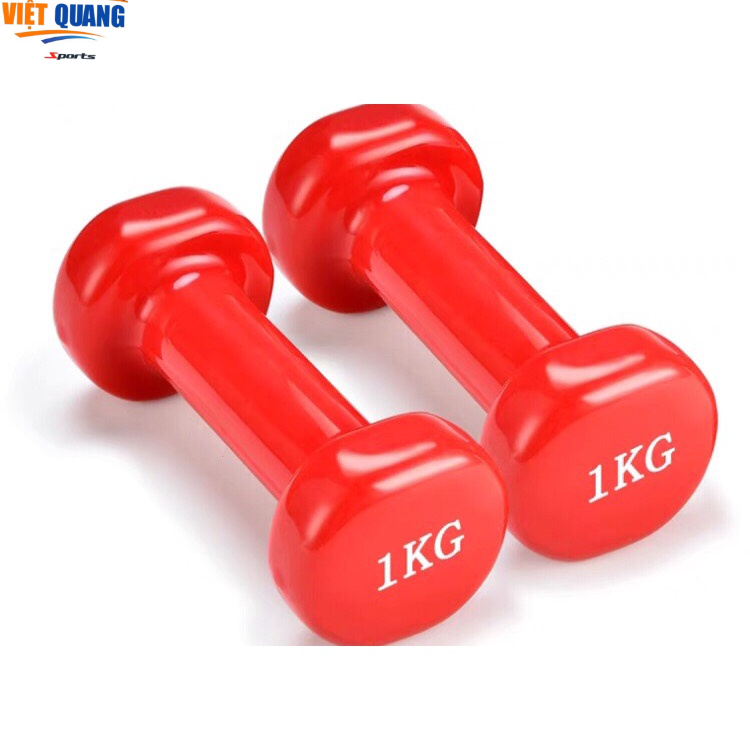 Tạ tay Dumbbell nam nữ 1kg-5kg lõi gang đặc bọc cao su nhỏ gọn tập gym,yoga chống trơn trượt