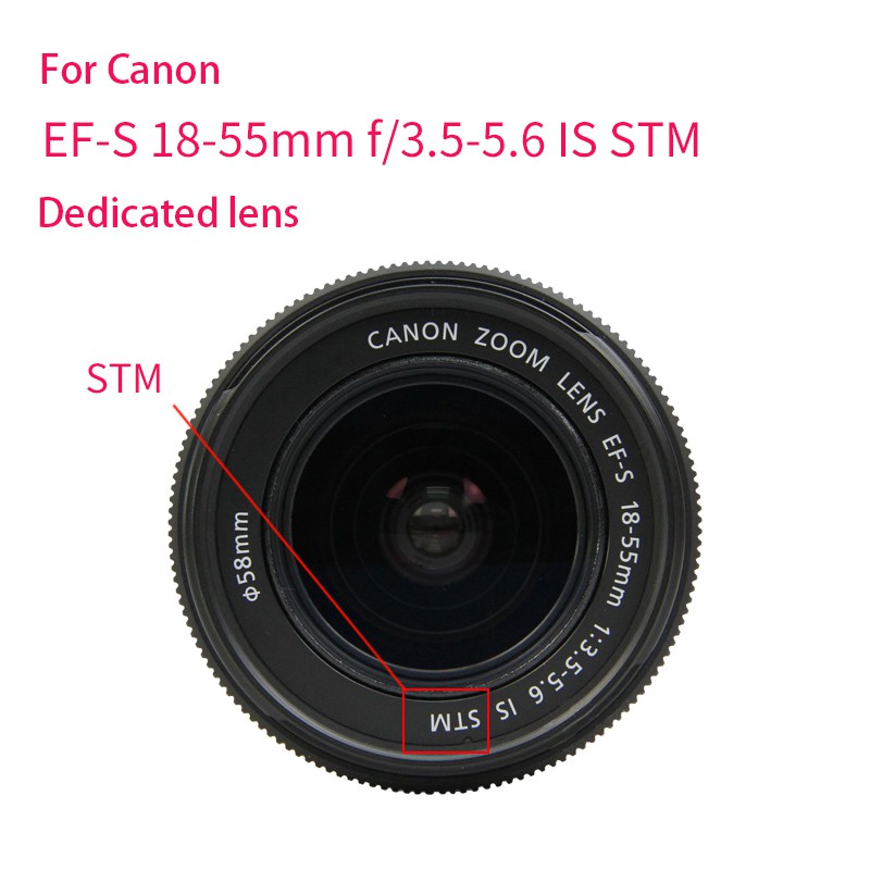 Loa Che Nắng BIZOE ew-63c Cho Máy Ảnh Canon 18-55 STM EOS 700d 750d 760d 800D 100D 200D SLR 58mm