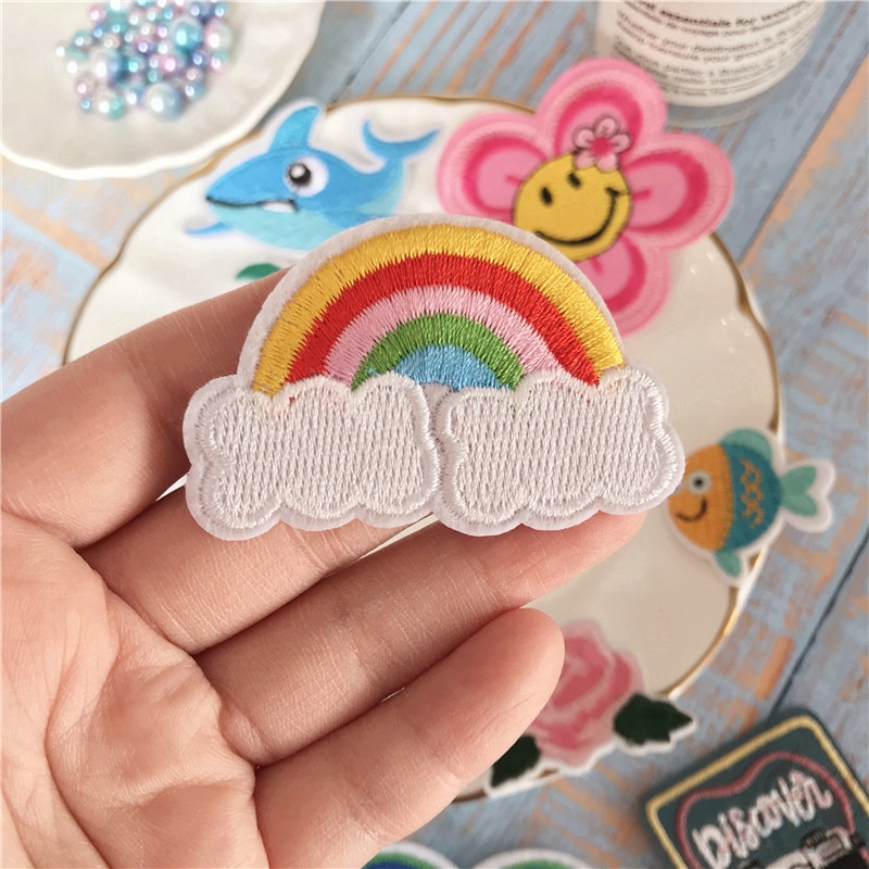 ☸ Vsco - Miếng Vá Ủi Quần Áo Đi Biển Du Lịch ☸ 1 Sticker Ủi Thêu Hình Huy Hiệu