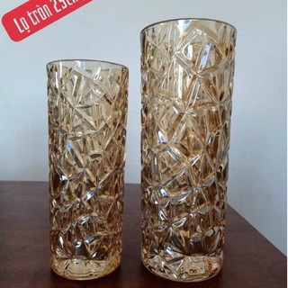 Lọ hoa thủy tinh trụ