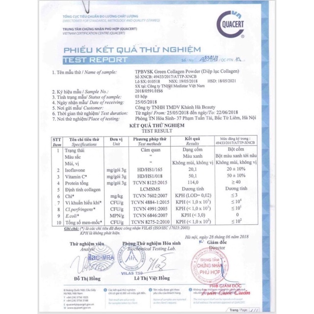 [TẶNG CẤY TRẮNG TẢO 50k] Diệp lục COLLAGEN đẹp da, mờ nám, tàn nhang (30 gói) | BigBuy360 - bigbuy360.vn