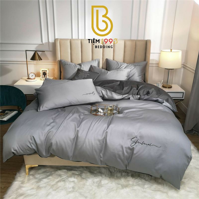 🌞🌞 Set Ga Gối Lụa SUMOI 60s Phối Màu Sang Trọng Chất Vải Mềm Mịn Cho Giấc Ngủ Ngon - Mã KL75 🌞🌞 | BigBuy360 - bigbuy360.vn