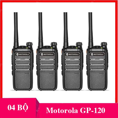 Bộ 4 Bộ đàm Motorola GP120 - Cự li 1-3Km