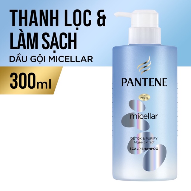 Dầu gội/xả Pantene Micellar 300 mL