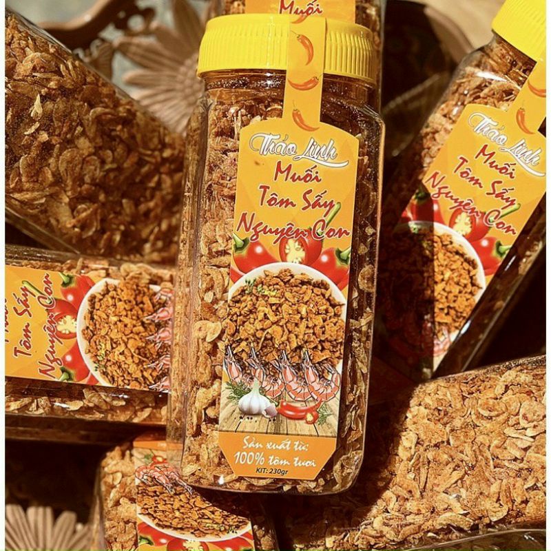 🔥RẺ NHẤT SHOPEE🔥 Muối tôm sấy nguyên con Thảo Linh 🦐