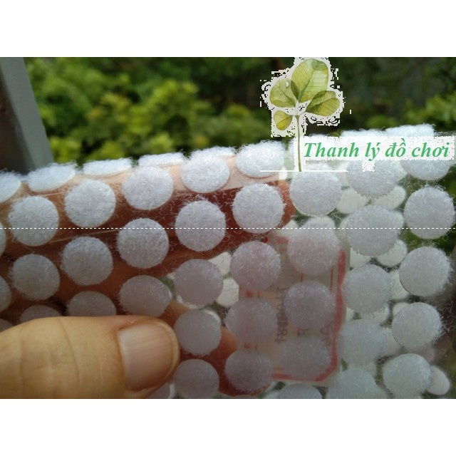 Băng dính gai tròn kích thước 1cm 50 cặp chấm