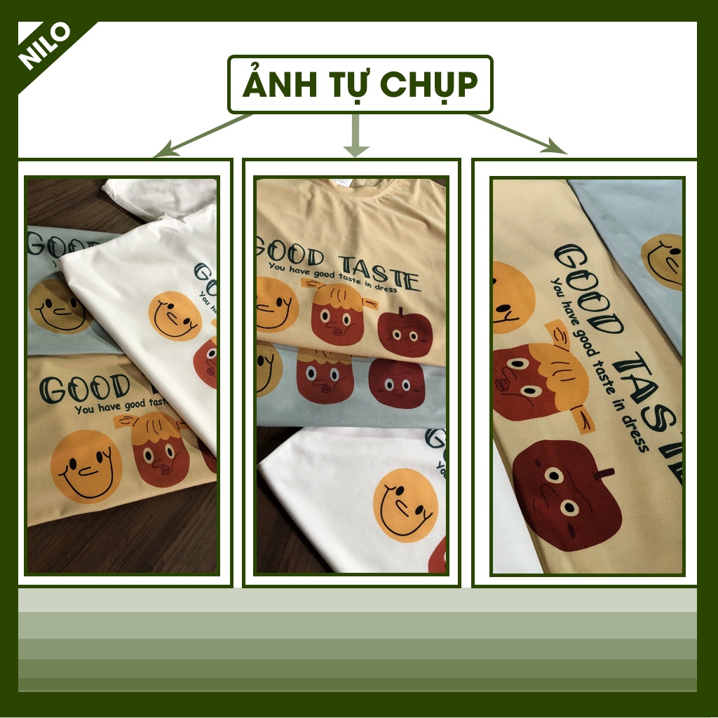 Áo thun nam nữ tay lỡ unisex form rộng Hàn Quốc 3 màu Siêu Đẹp áo phông basic tee hot trend mùa hè NILO