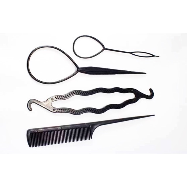 combo 2 Bộ dụng cụ làm tóc 4 món