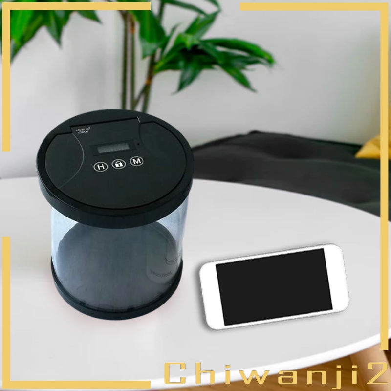 [Chiwanji2] 1 Hộp Đựng Đồ Ăn Vặt Đa Năng Có Khóa Thời Gian