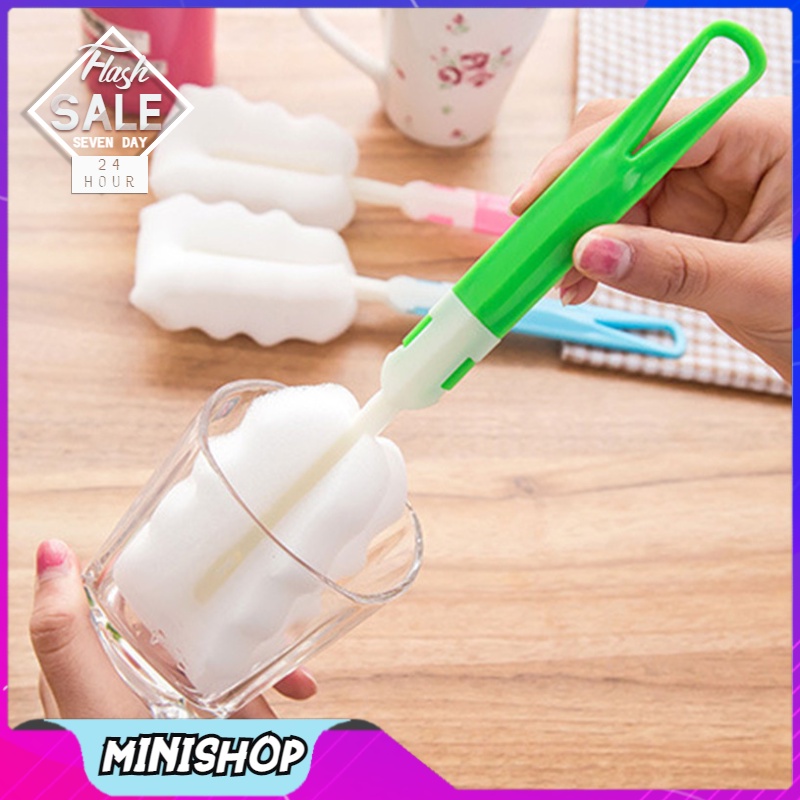 [Mã LIFEHLSALE2 giảm 10% đơn 0Đ] Cọ Rửa Ly Bình Nước MINISHOP H176