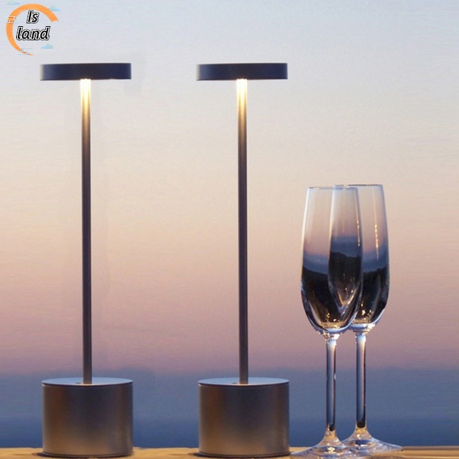 Đèn Led Để Bàn Không Dây Sạc Pin Ba Bước Nhỏ Gọn