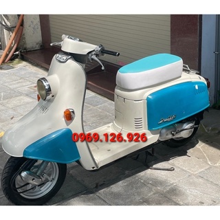 xe máy 50cc julio màu trắng xanh