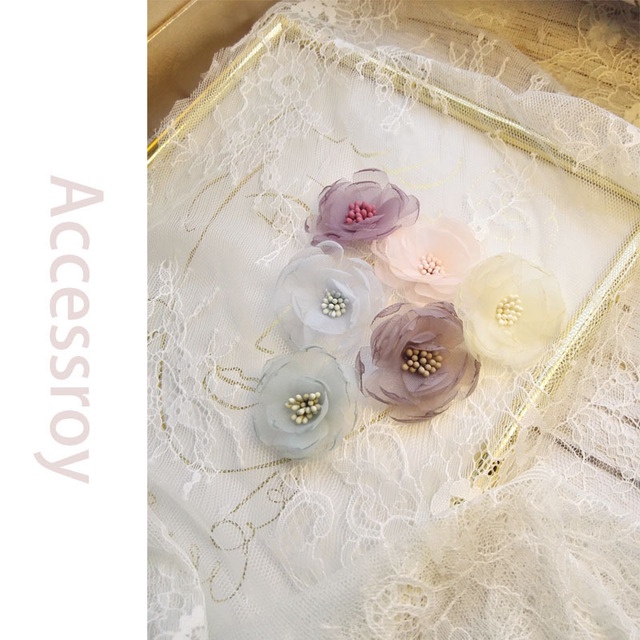 1 Bó Hoa 3D Trang Trí Đồ Trang Sức