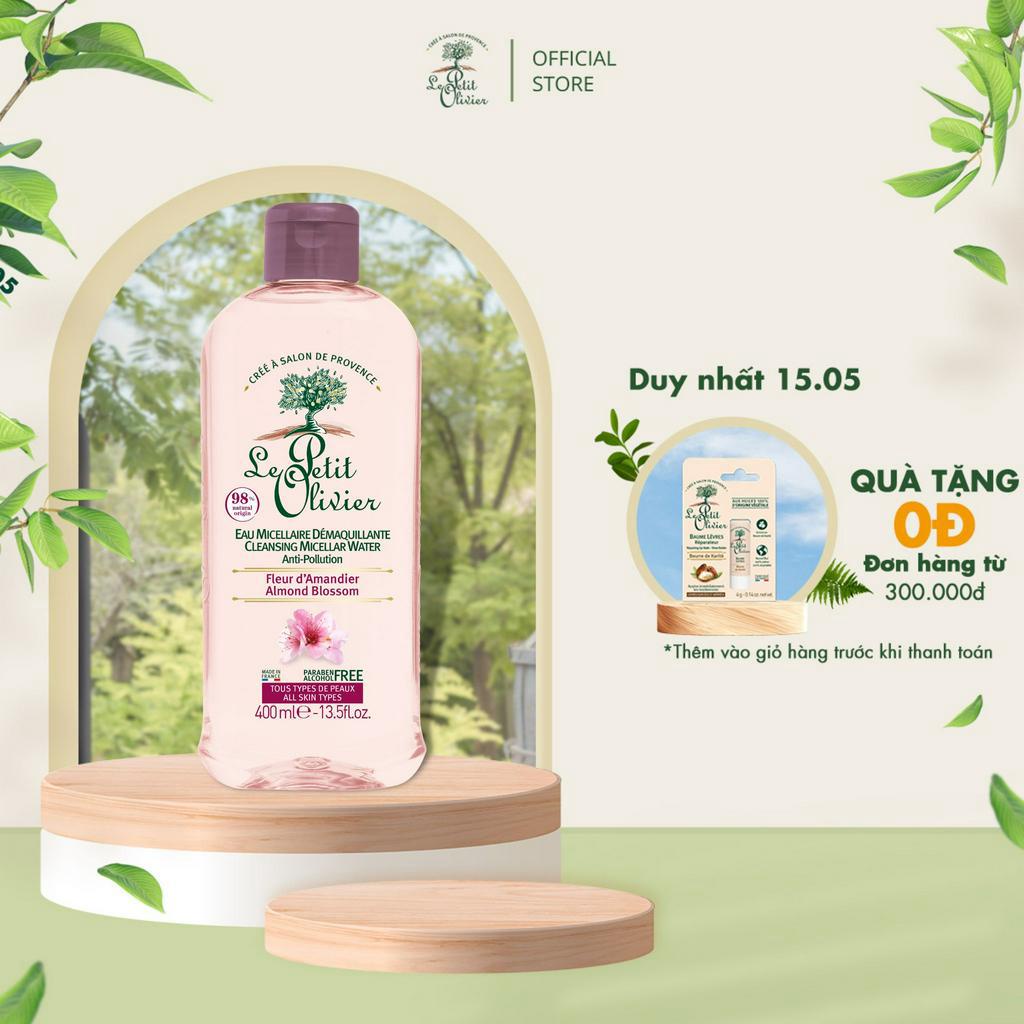 [Date 1/1/2024] Nước tẩy trang Micellar Anti-Pollution Hoa Hạnh Nhân 400ml