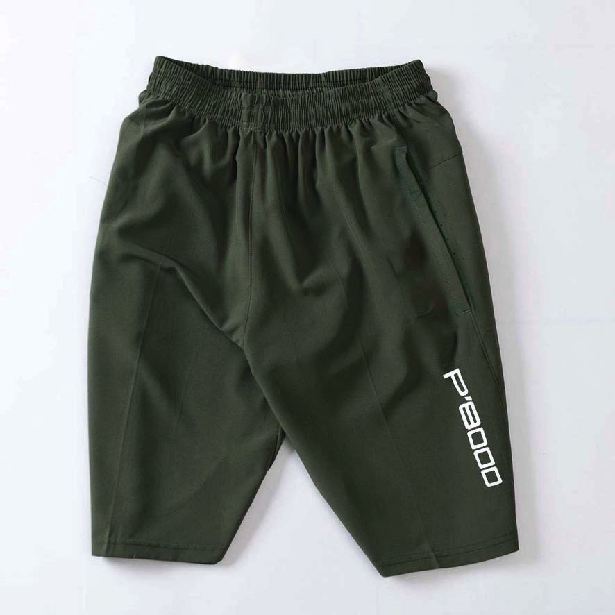 Quần đùi thể thao nam mặc nhà cao cấp vải gió chun trơn mát co giãn thoải mái M7