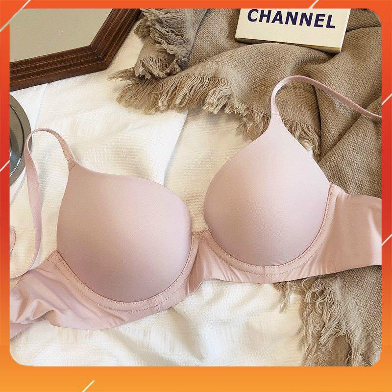 Áo lót nữ cao cấp hàng xuất xịn có gọng đệm mút mỏng nâng gọn ngực cup chéo kiểu dáng basic A12510