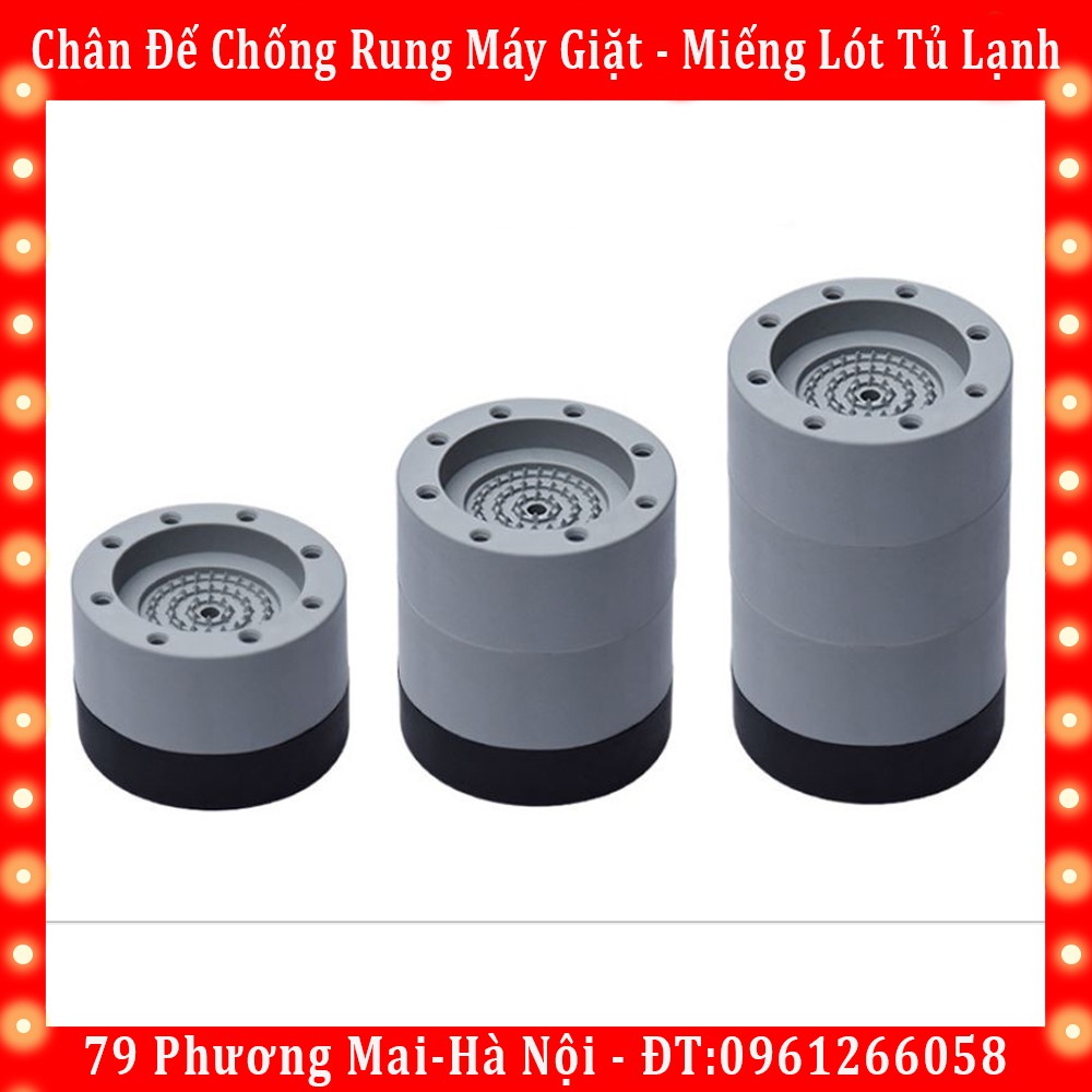 Bộ 4 Chân Đế Chống Rung Máy Giặt - Miếng Lót Tủ Lạnh