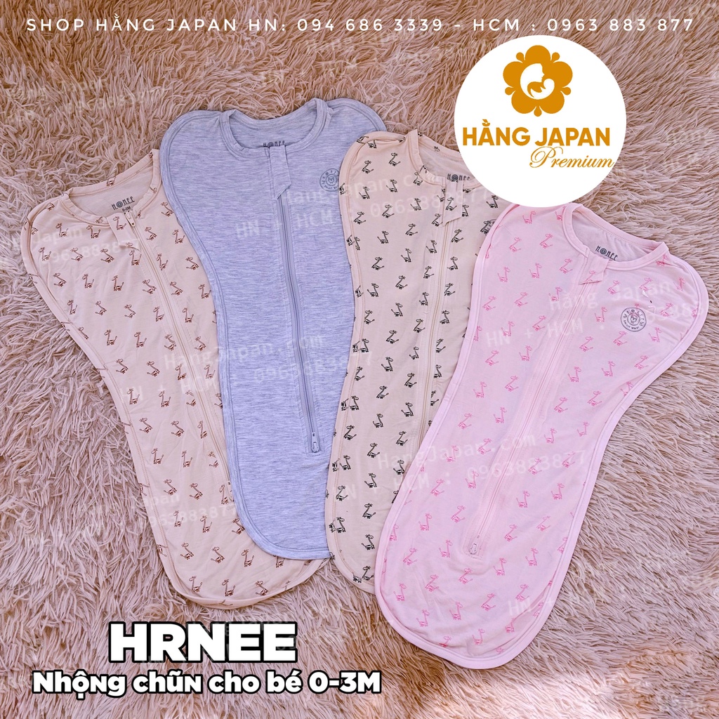 Nhộng chũn Hrnee hình hươu cho bé từ 0-6kg giúp bé ngủ ngon, chống giật mình, ngủ ngon giấc