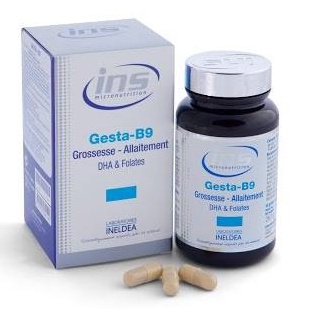 Gesta-B9 Bổ sung DHA, acid folic cho mẹ bầu giúp phát triển trí não cho trẻ (60 viên)