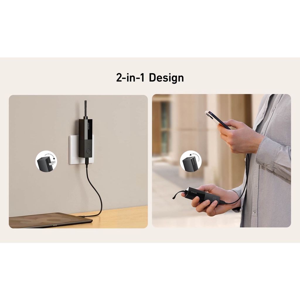 Củ Sạc Anker Fusion A1633 20w kiêm pin dự phòng 5000mAh