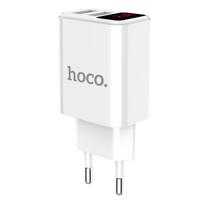 Củ sạc Hoco C63A 2 cổng usb - Có đèn báo dòng điện cho iphone/samsung,cốc sạc - Giá tốt nhất shopee