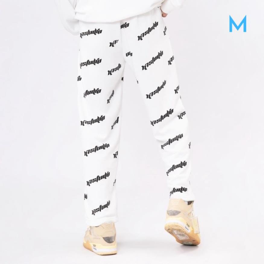 Quần ống rộng MONOGRAM N7 nỉ suông basic pants nam nữ oversize Hàn Quốc A7