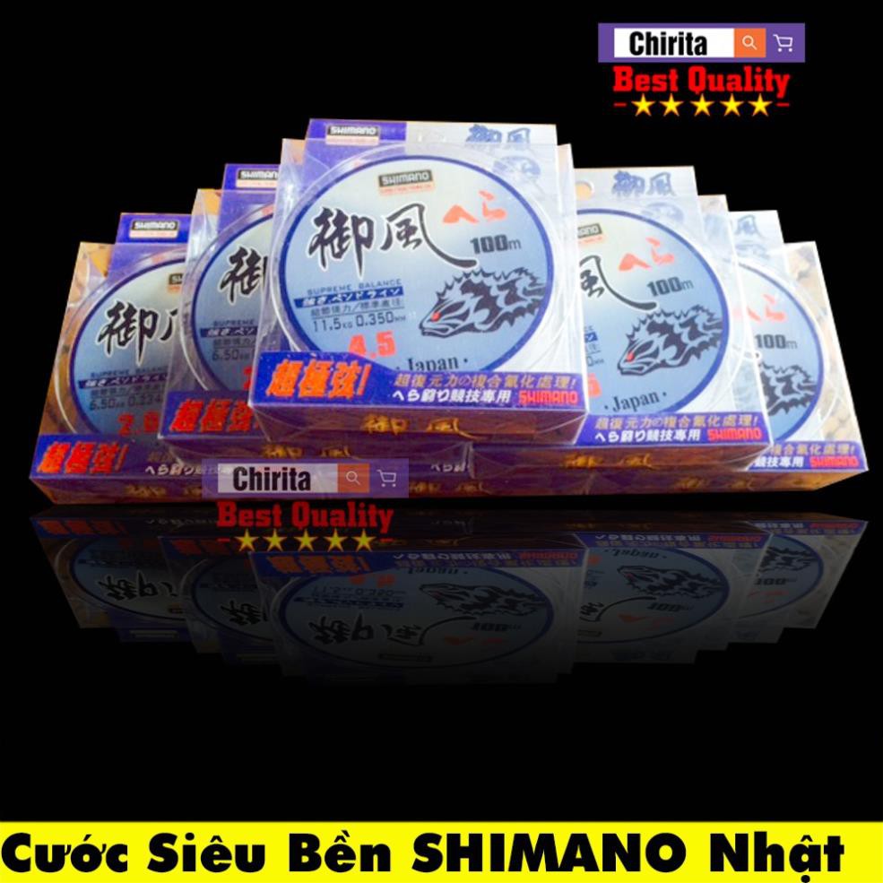 Dây Cước Câu Cá SHIMANO Nhật Bản 100m - Cước Câu Cá Siêu Bền (CÓ LỰA SIZE)