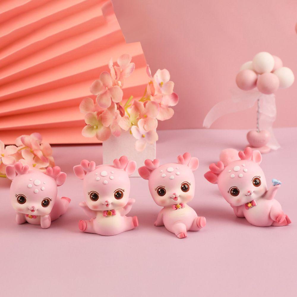 CONOPERY Tượng Điêu Khắc Hình Hươu Trang Trí Nhà Cửa / Sân Vườn