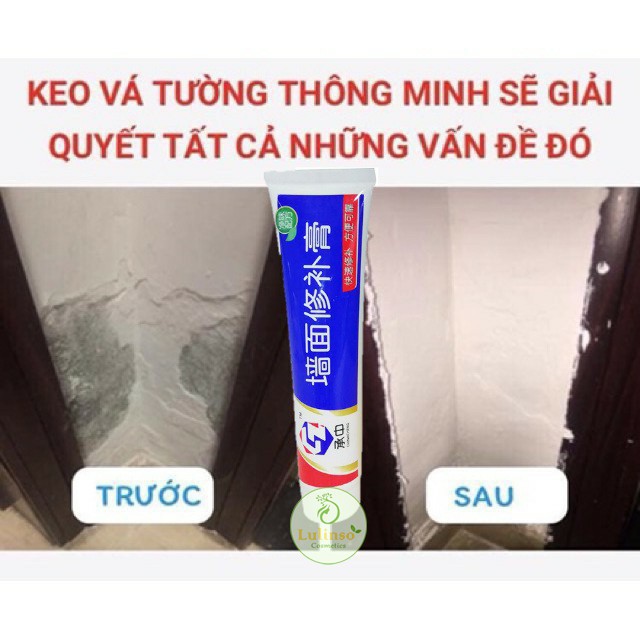 Keo Vá Tường Đa Năng CZ - Vá Vết Tường Nứt và Làm Sạch Ẩm Mốc, Trầy Xước, Bong Tróc