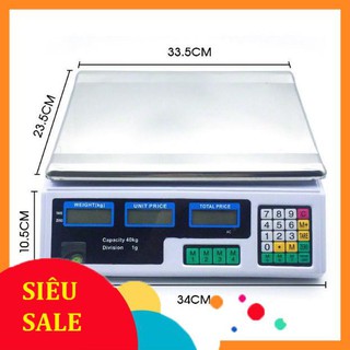 Cân điện tử 40kg mới nhất