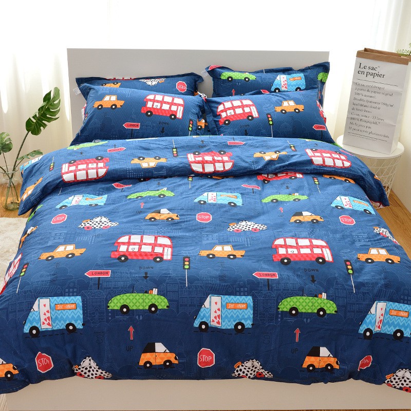 Vỏ chăn  bền đẹp giá rẻ mẫu Tim Xước chất poly cotton 1m9x2m1, có khóa kéo, mền đắp mỏng không ruột